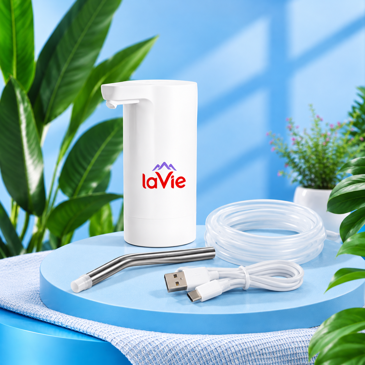 Bộ bơm nước LaVie giữa sắc xanh tươi mát Bộ bơm nước LaVie giữa sắc xanh tươi mát